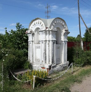 Chasovnya V Yefremovo (Vladimir Region, Kirzhachskiy rayon, munitsipalnoye obrazovaniye Kiprevskoye, derevnya Yefremovo, Tsentralnaya ulitsa), orthodox church