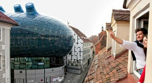 Внешний вид отеля Hotel Mariahilf в Грце, фото 5