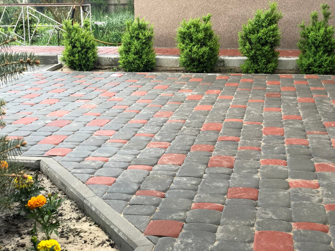 Бехатон тротуарная плитка укладка