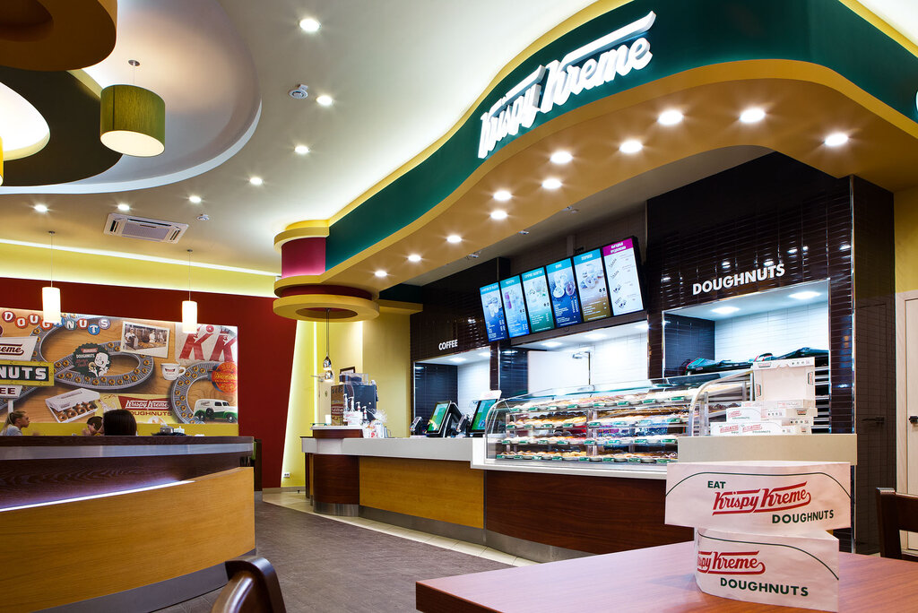 Coffee shop Krispy Kreme, Moscow, photo