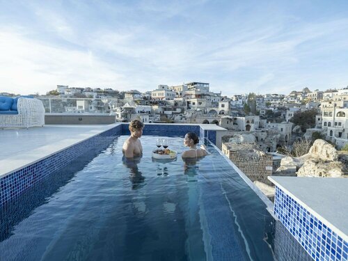 Внешний вид отеля Elika Cave Suites & SPA в Ортахисаре Белдеси, фото 4