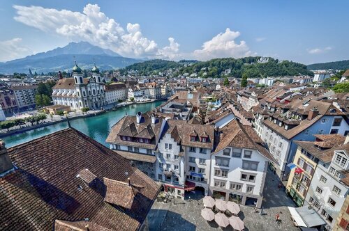 Внешний вид отеля Cascada Boutique Hotel в Люцерне, фото 3