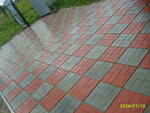Trotuarnaya plitka (Fedoseenko Street, 45), paving tile
