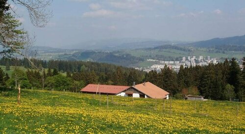 Гостиница B&b la Ferme de Pouillerel в Кантоне Невшатель