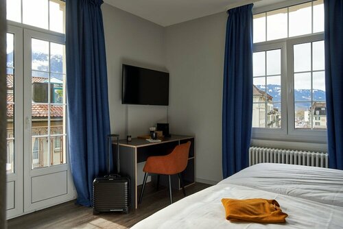 Внешний вид отеля The Hey Hotel в Интерлакене, фото 2