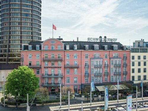 Внешний вид отеля Hotel Schweizerhof Basel в Базели, фото 1
