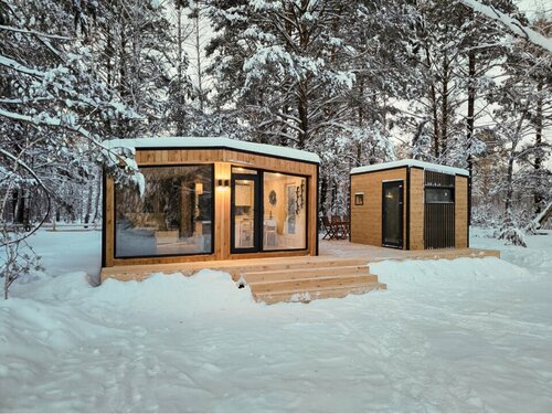 Глэмпинг Ветер в соснах в Тюменской области