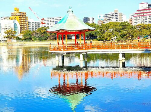 Внешний вид отеля Heiwadai Hotel Otemon в Фукуоке, фото 2