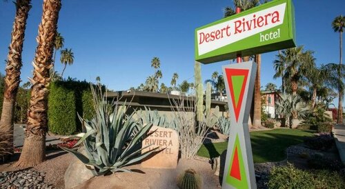 Внешний вид отеля Desert Riviera Hotel в Палм-Спрингс, фото 5
