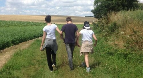 Гостиница La Ferme Des P'tits Loups в Пероне