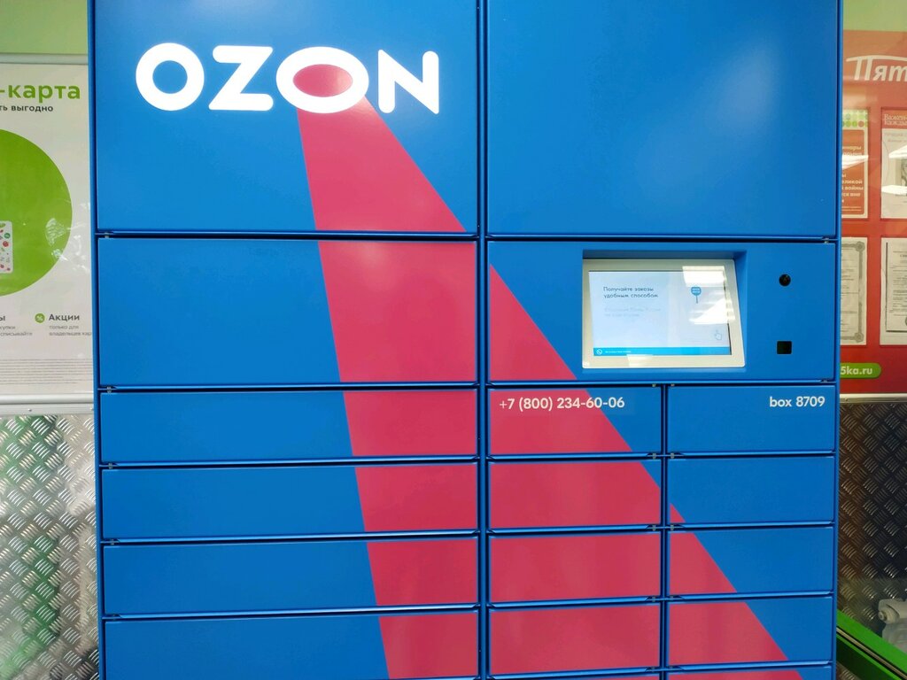 Parcel automat Ozon Box, Kazan, photo