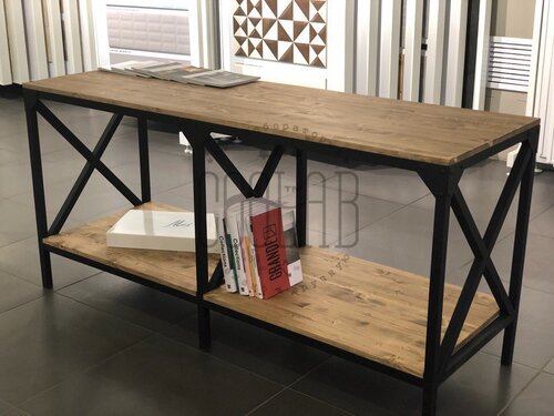 Интерьер кафе в стиле лофт с нашей мебелью