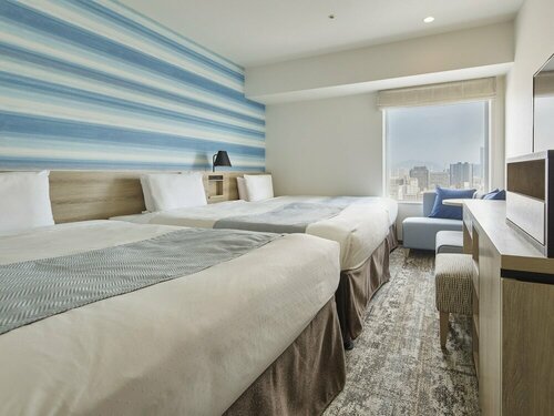 Внешний вид отеля Mitsui Garden Hotel Hiroshima в Хиросиме, фото 3