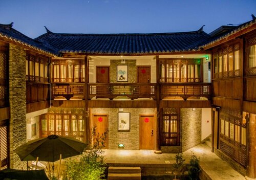 Внешний вид отеля Liman Wenzhi No. 1 Hotel Lijiang Ancient Town в Лицзяне, фото 2
