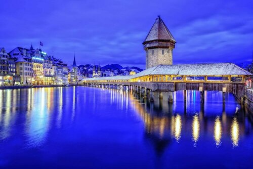 Внешний вид отеля Radisson Blu Hotel, Lucerne в Люцерне, фото 2