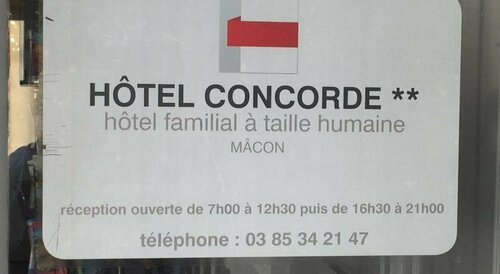 Гостиница Hôtel Concorde в Маконе