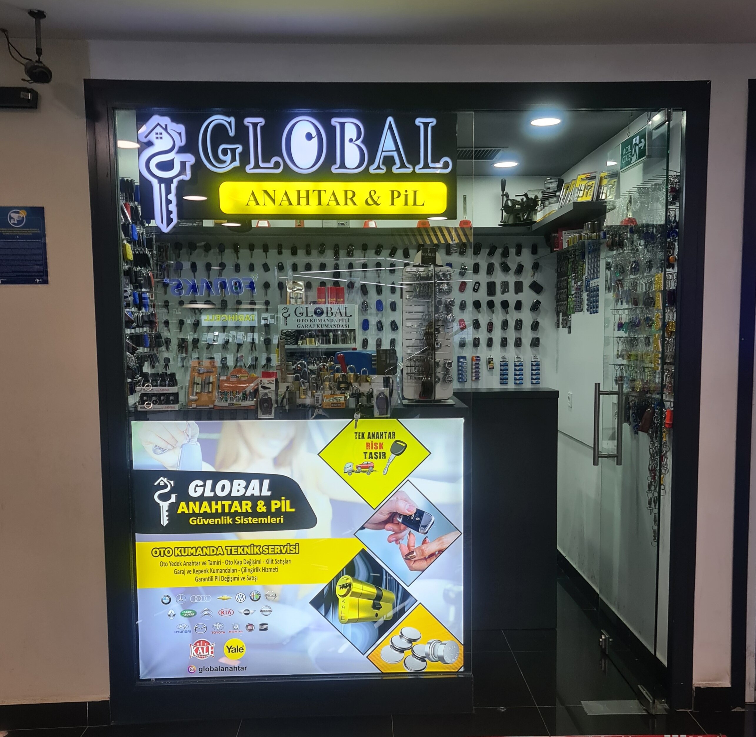 Global Anahtar Ve Pil
