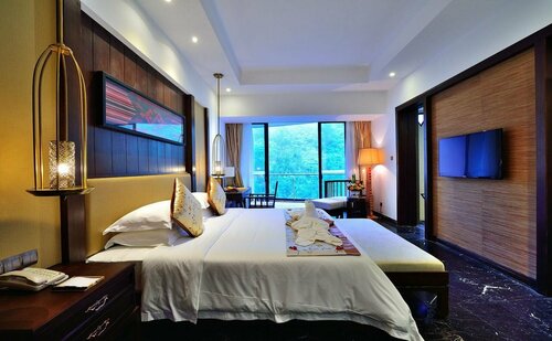 Гостиница Yishang Hotel (Zhangjiajie Tianmenshan High-Speed Railway Station Branch в Чжанцзяцзе