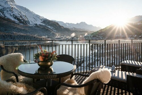 Внешний вид отеля Carlton Hotel St Moritz в Са́нкт-Мо́рце, фото 3