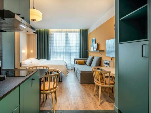 Гостиница Aparthotel Adagio Access Rouen Centre Cathédrale в Ле-Андели