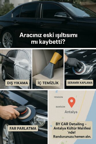 Bycar Detailing, oto yıkama, Antalya, Kepez, Kültür Mah., 3876 Sok