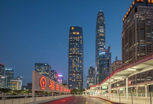 Внешний вид отеля Futian Shangri La Shenzhen в Шэньчжэни, фото 3