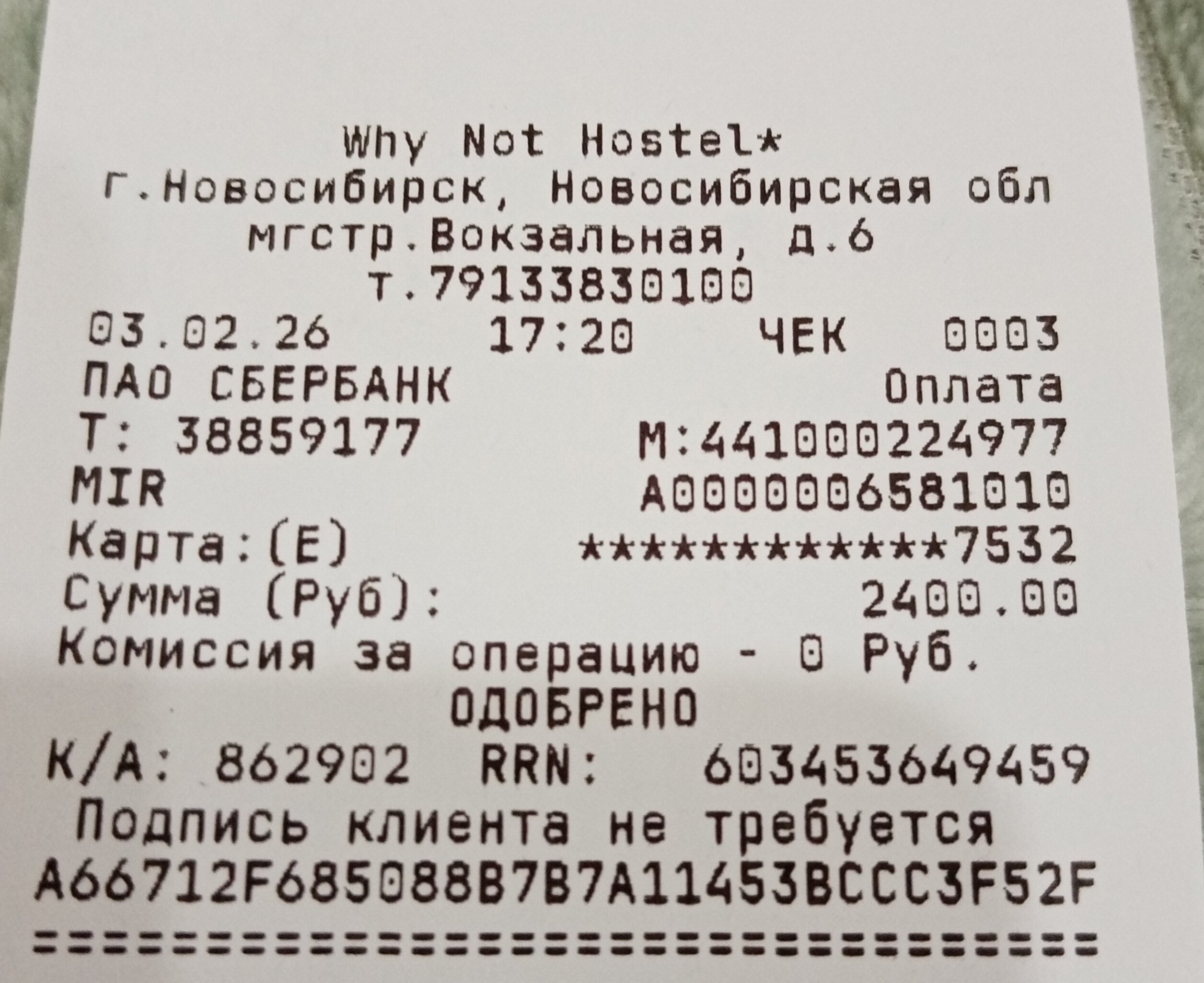 Фото Why not Hostel Novosibirsk