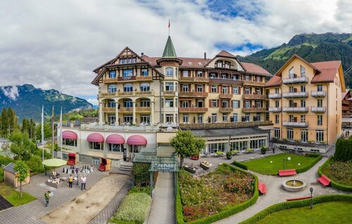 Внешний вид отеля Arenas Resort Victoria-Lauberhorn в Лаутербруннене, фото 1