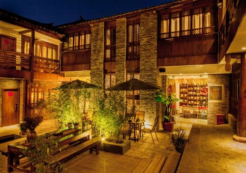 Внешний вид отеля Liman Wenzhi No. 1 Hotel Lijiang Ancient Town в Лицзяне, фото 1