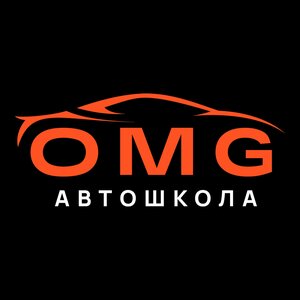 Логотип автошколы «OMG»