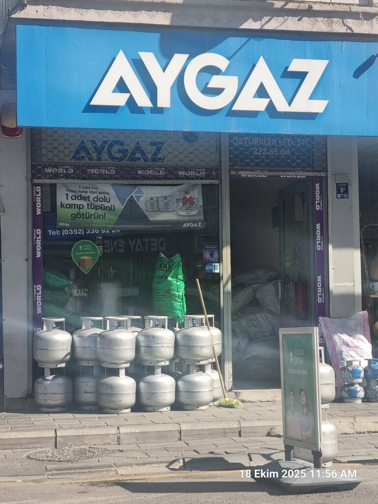 Gas cylinders Ozturkler Aygaz, Kayseri, photo