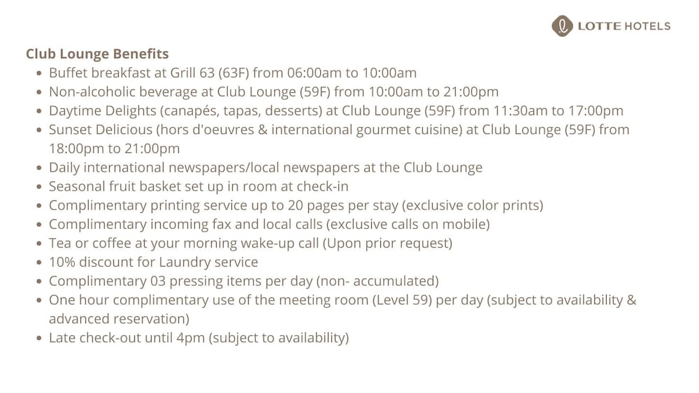 Фото Lotte Hotel Hanoi