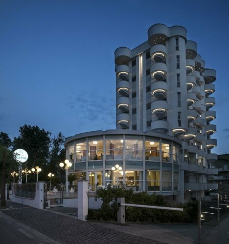 Внешний вид отеля Hotel Meeting в Риччоне, фото 1