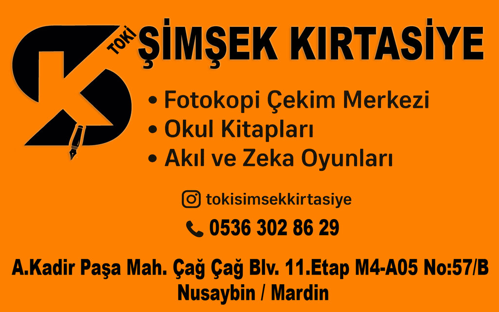 Stationery store Toki Şimşek Kırtasiye, Nusaybin, photo