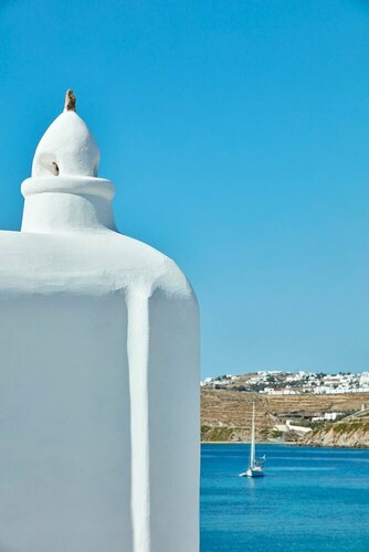 Внешний вид отеля Mykonos Waves Beach House & Suites в Орносе, фото 3