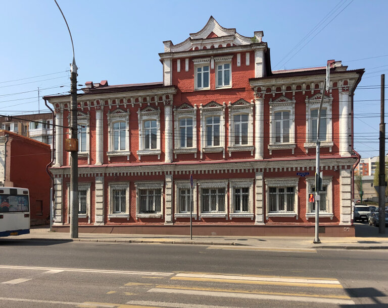 An architectural monument Усадебный дом купца Замятина, вторая половина XIX века, Lipetsk, photo