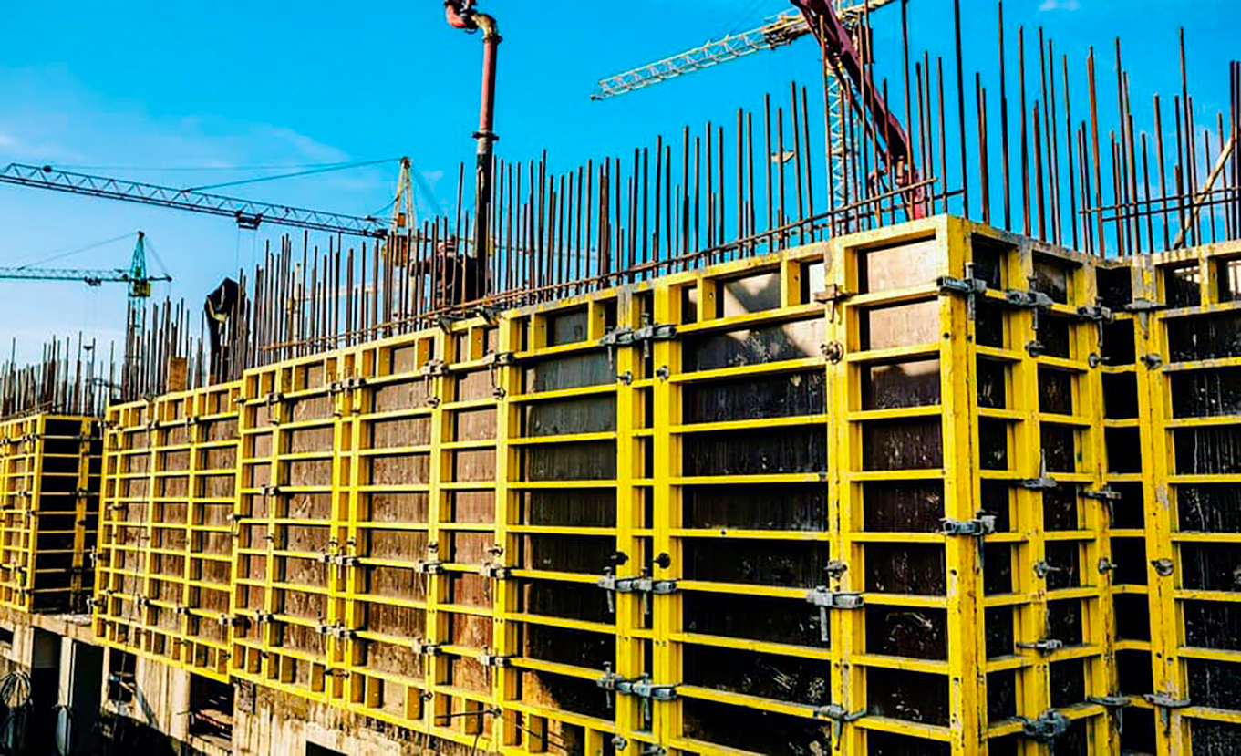 Опалубка на объекте