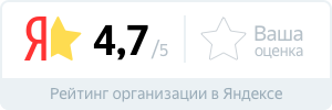 Рейтинг компании в Яндексе