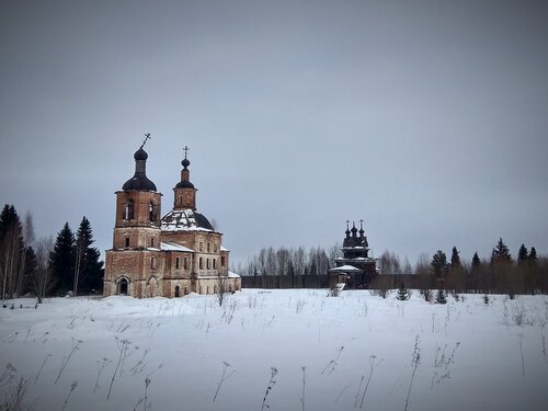 Православный храм Церковь Георгия Победоносца в Пермогорье, Архангельская область, фото