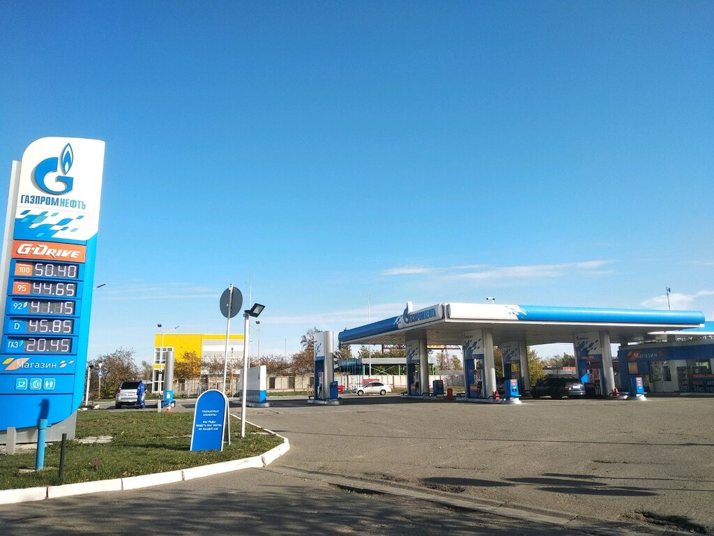 Gas station Gazpromneft, Omsk, photo