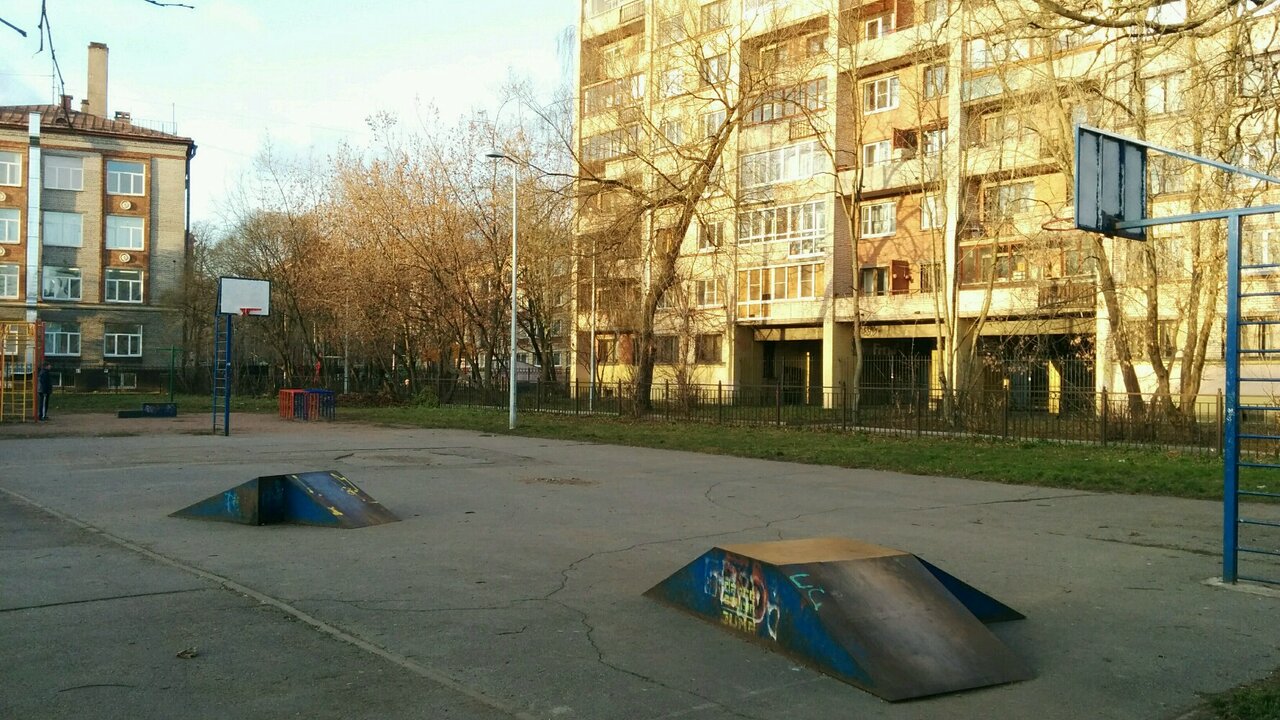 Баскетбольные площадки спб на улице карта