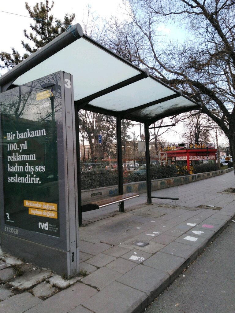 Public transport stop Ego Bus Stop, Ankara, photo