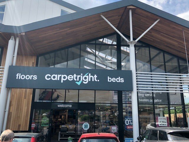 Carpet shop Carpetright, England, photo