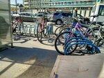 Bicycle parking (Saint Petersburg, Politekhnicheskaya Street, уч6), estacionamiento de bicicletas