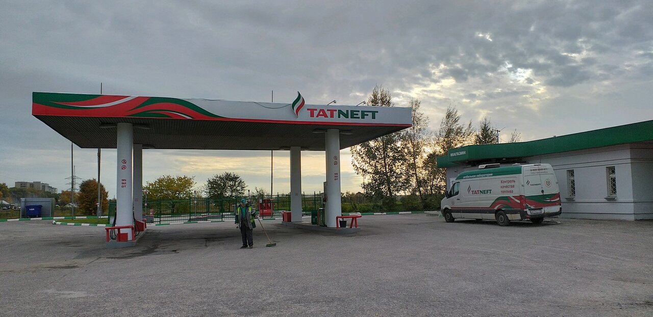 Заправки татнефть по россии карта