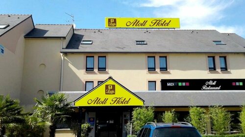 Гостиница Atoll Hotel Logis & Restaurant Angers Beaucouze в Анжере