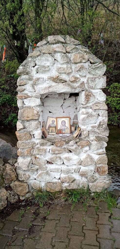 Capilla, cruz conmemorativa Chapel Dvenadtsati Apostolov na Dvenadtsati klyuchakh, , foto