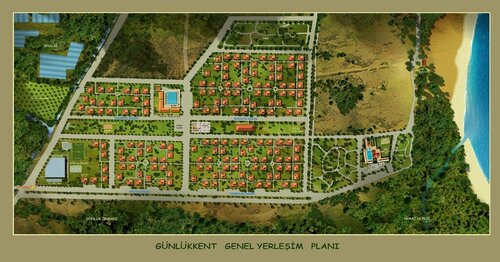 Апартаменты Fethiye Holiday Homes Günlük Kent в Даламане