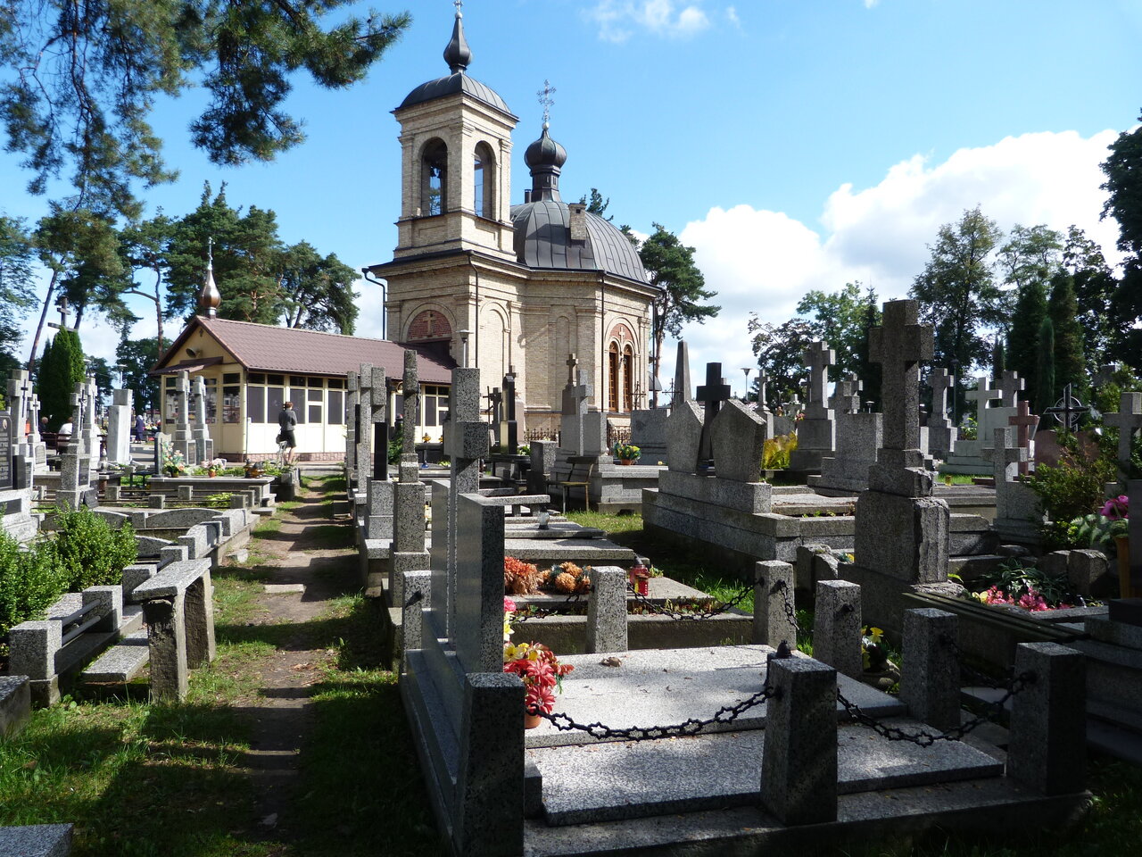 Храмы на кладбище фото