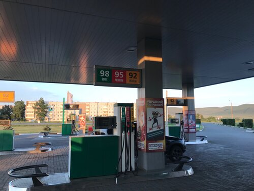 Gas station HTK, Republic of Khakassia, photo